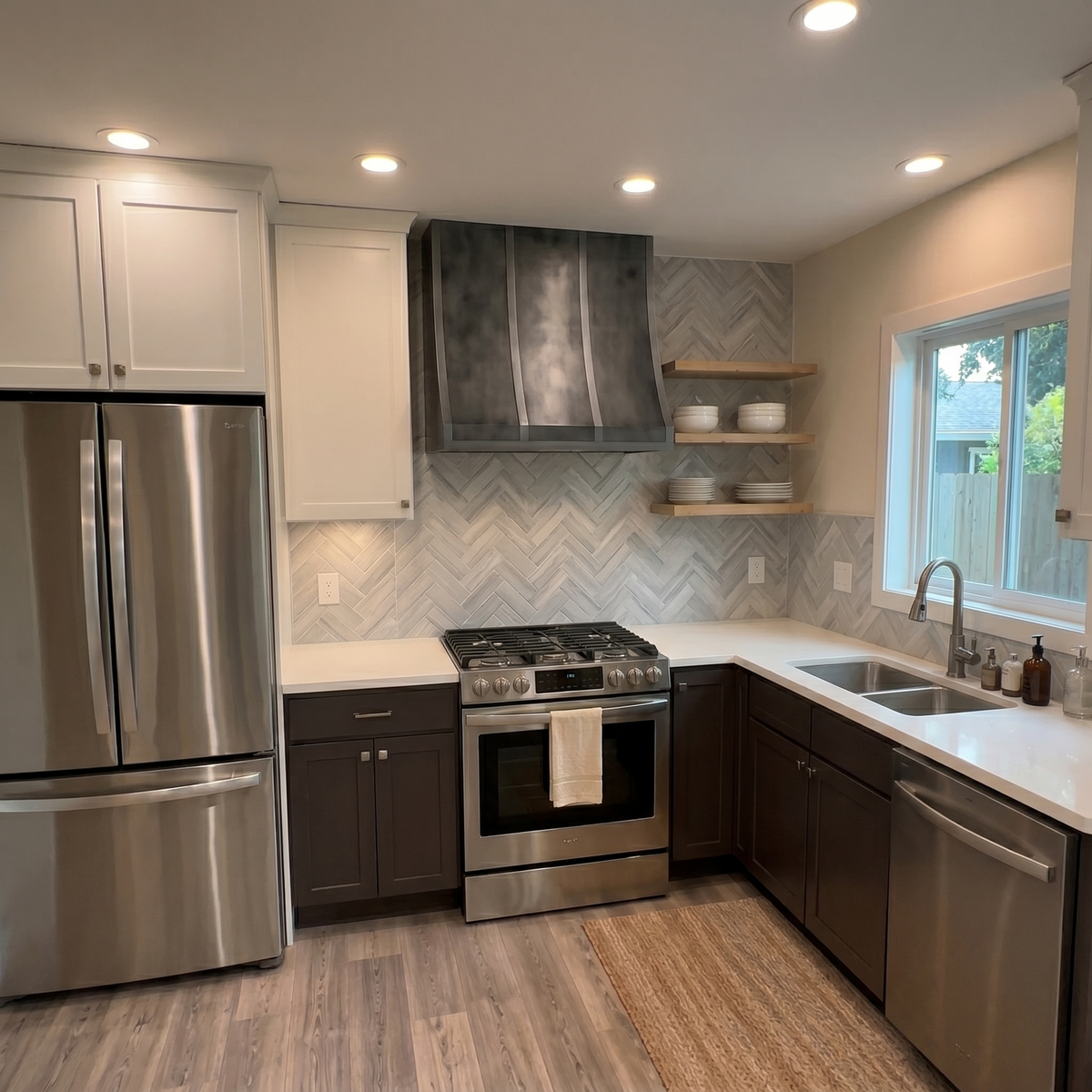 Fobest Custom Range Hood for Luxury Kitchens in Dark Zinc FSS-562