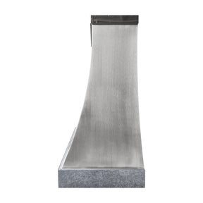 Fobest Custom Metal Range Hoods with Brushed & Polished Stainless Accents FSS-611