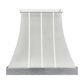 Fobest Custom Metal Range Hoods with Brushed & Polished Stainless Accents FSS-611