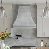 Fobest Custom Sculptural Range Hood in Brushed Stainless Steel FSS-632