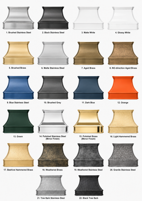 Fobest Custom Sculptural Stainless Steel Range Hood in Brushed Finish FSS-584