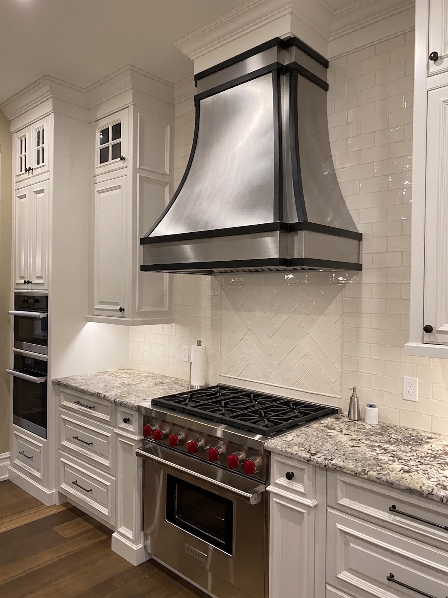 Fobest Custom Stainless Steel Hood with Black Trims FSS-330