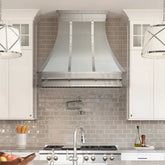 Fobest Custom Stainless Steel Kitchen Range Hoods with Mirror Highlights FSS-537