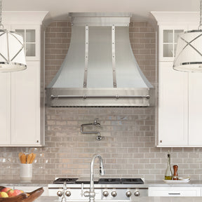 Fobest Custom Stainless Steel Kitchen Range Hoods with Mirror Highlights FSS-537