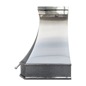 Fobest Custom Stainless Steel Kitchen Range Hoods with Mirror Highlights FSS-537