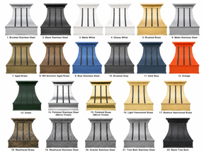 Fobest Custom Stainless Steel Range Hood with Black Straps FSS-30