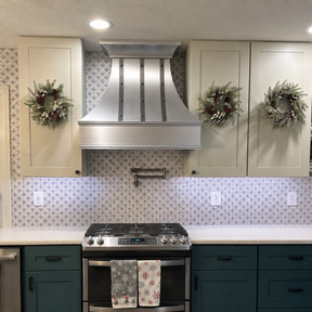 Fobest Custom Stainless Steel Range Hood with Black Straps FSS-30