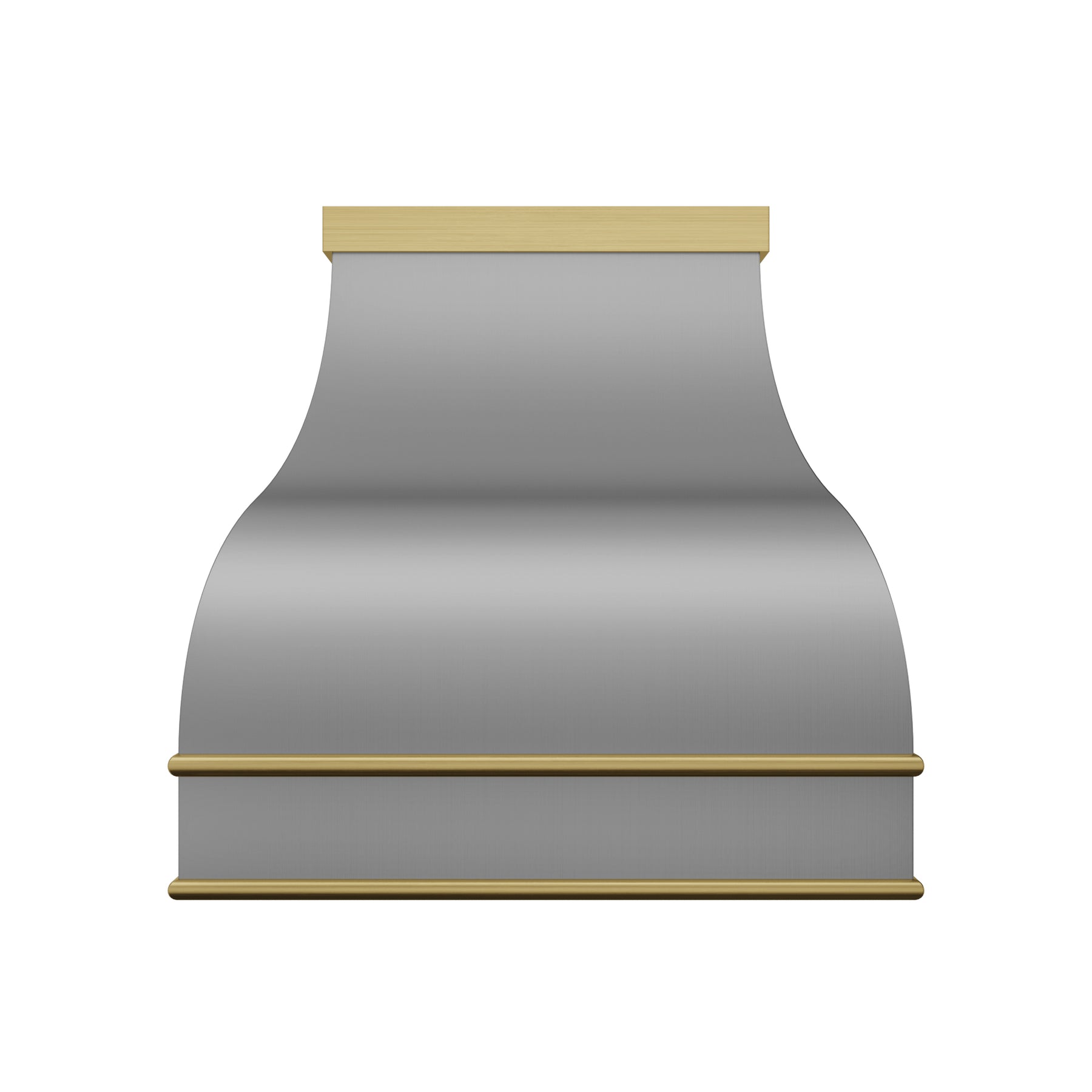 Fobest Custom Stainless Steel Range Hood with Brass Trim FSS-657