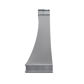 Fobest Custom Stainless Steel Range Hood with Brushed Finish and Polished Details FSS-568