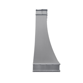 Fobest Custom Stainless Steel Range Hood with Brushed Finish and Polished Details FSS-568