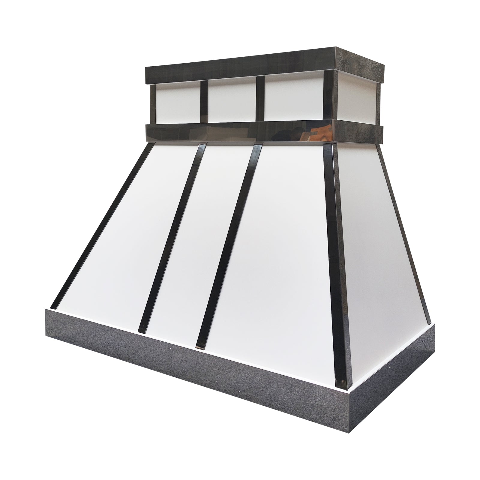 Fobest Custom Stainless Steel Range Hood with Matte and Polished Contrast FSS-560