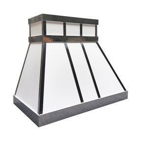 Fobest Custom Stainless Steel Range Hood with Matte and Polished Contrast FSS-560