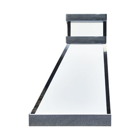 Fobest Custom Stainless Steel Range Hood with Matte and Polished Contrast FSS-560