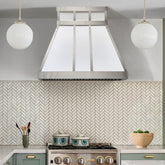 Fobest Custom Stainless Steel Range Hood with Matte and Polished Contrast FSS-560