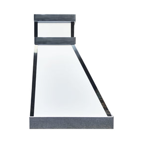 Fobest Custom Stainless Steel Range Hood with Matte and Polished Contrast FSS-560