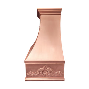 Fobest Custom Statement Copper Range Hood with Apron Design – FCP-359