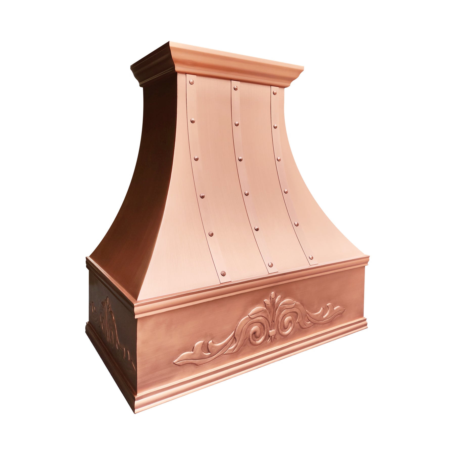 Fobest Custom Statement Copper Range Hood with Apron Design – FCP-359