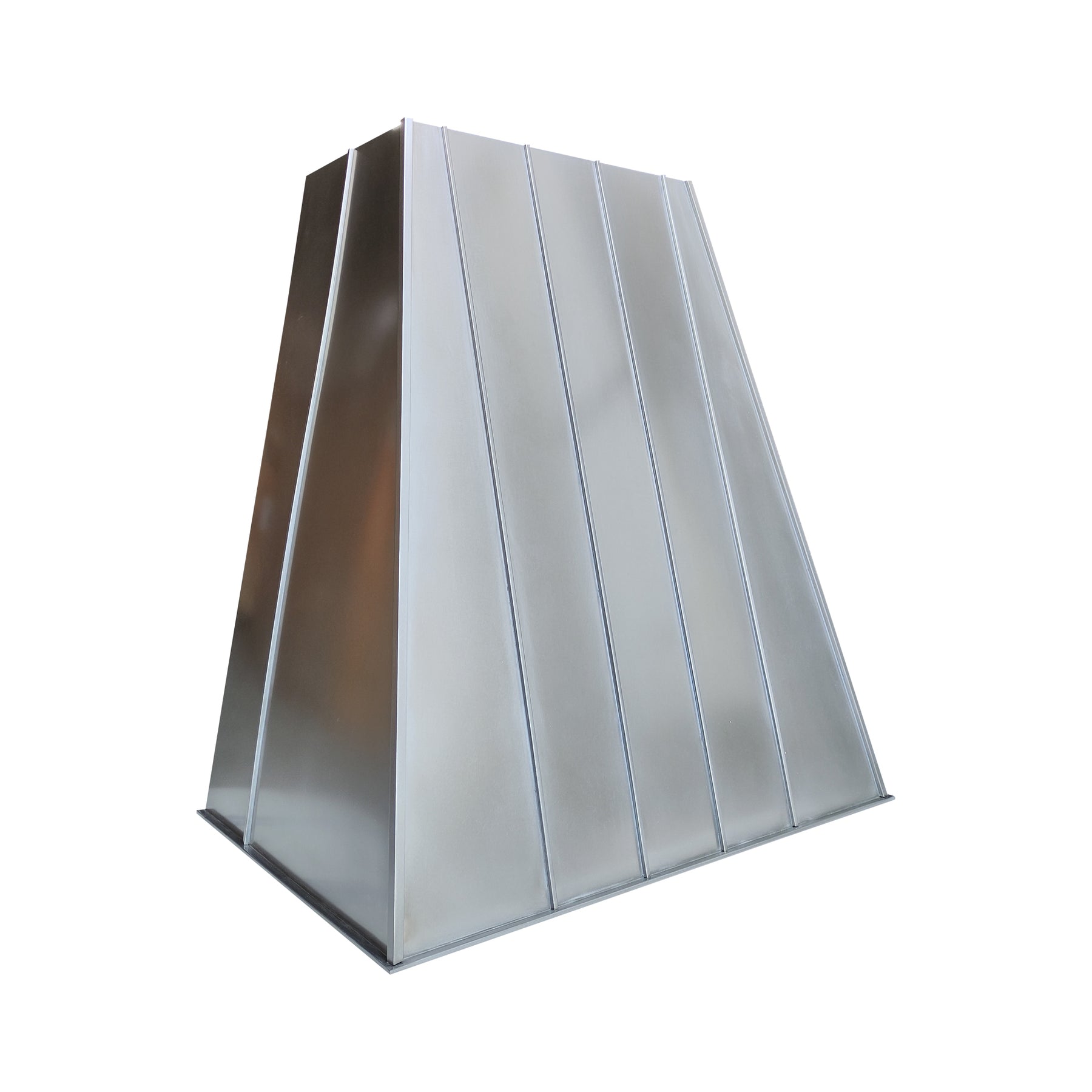 Fobest Custom Tapered Zinc Range Hood with Geometric Design FSS-618