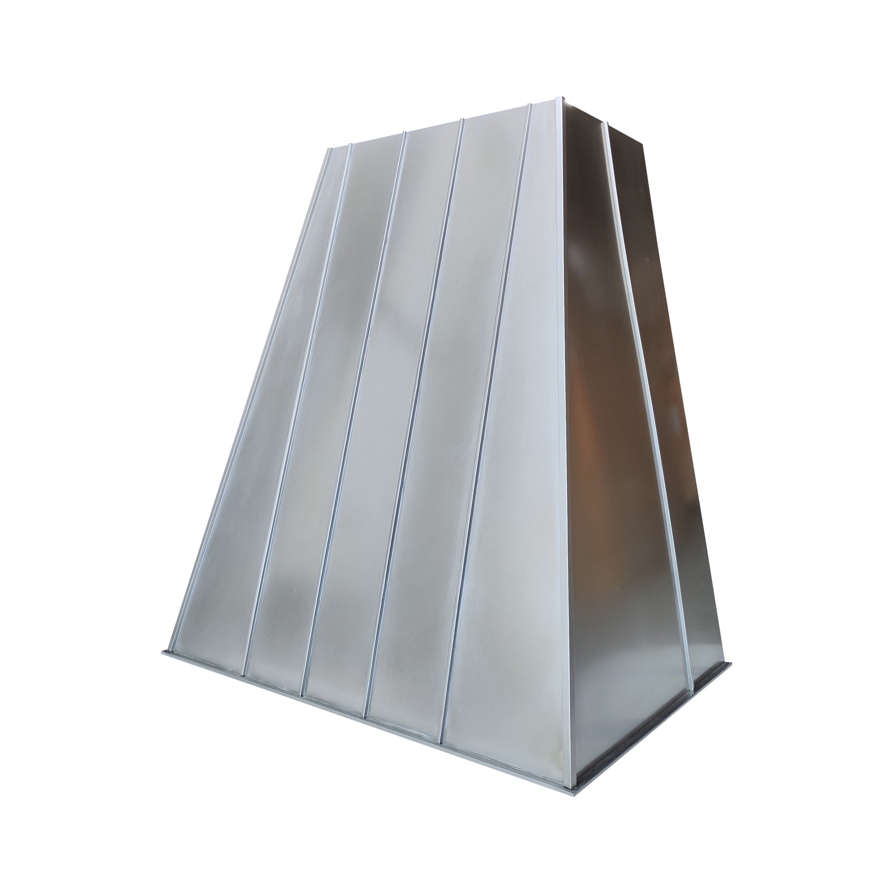 Fobest Custom Tapered Zinc Range Hood with Geometric Design FSS-618