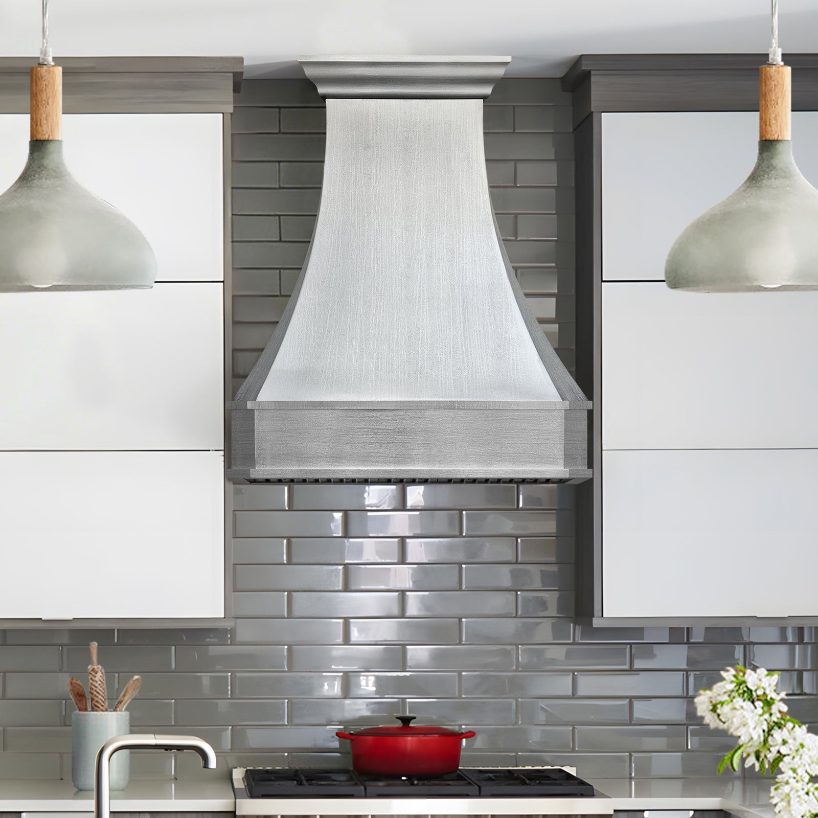 Fobest Custom Tree Bark Stainless Steel Range Hood FSS-614