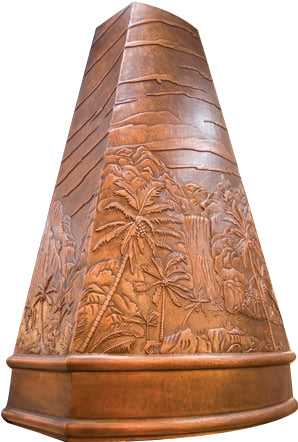 Fobest Custom Tropical Copper Range Hood FCP-403