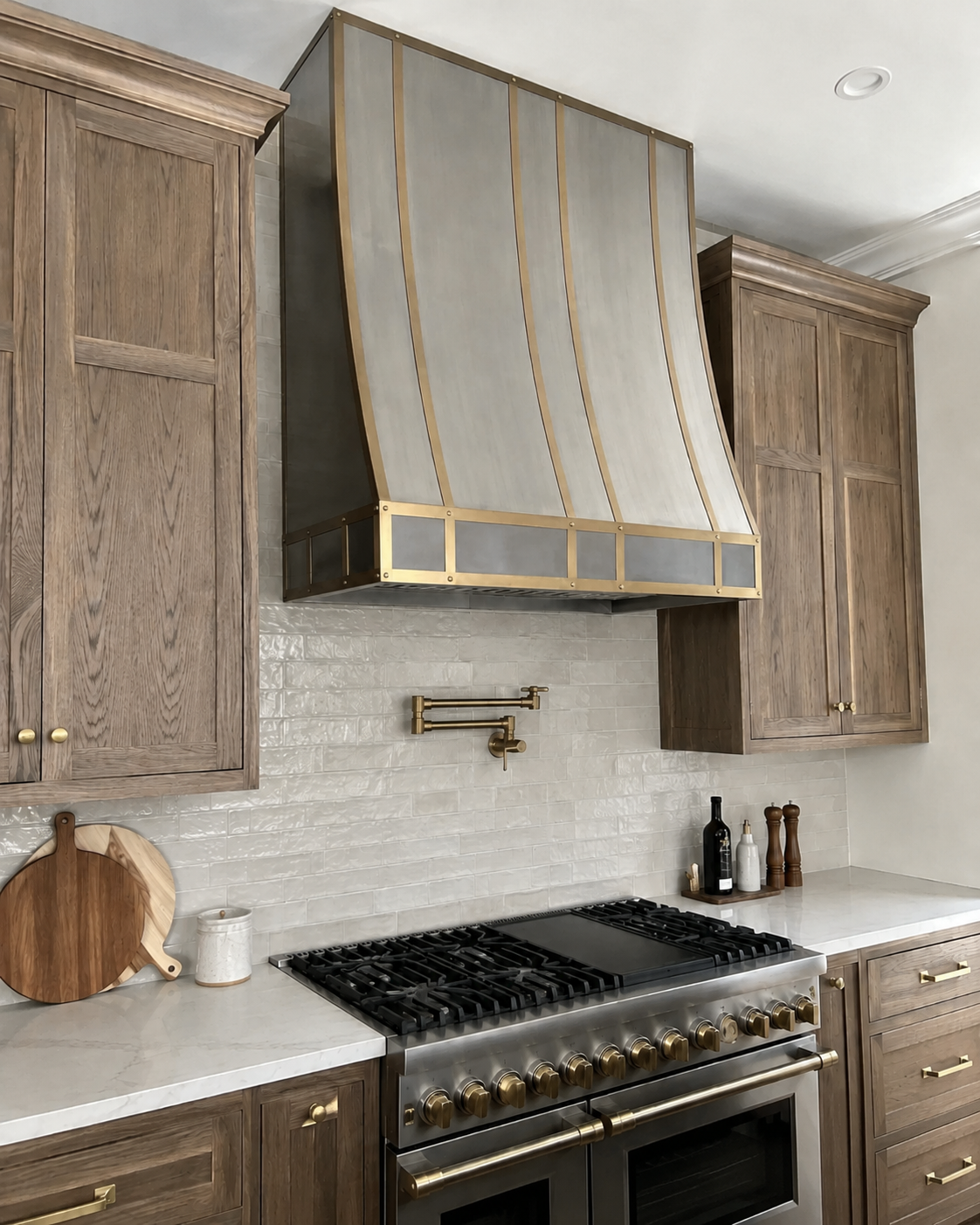 Fobest Custom Vent Hood Stainless Steel Sloped Design FSS-440