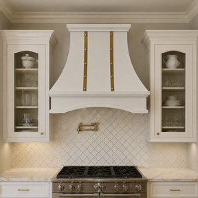 Fobest Custom Vent Hood with White Arched Shape FSS-365