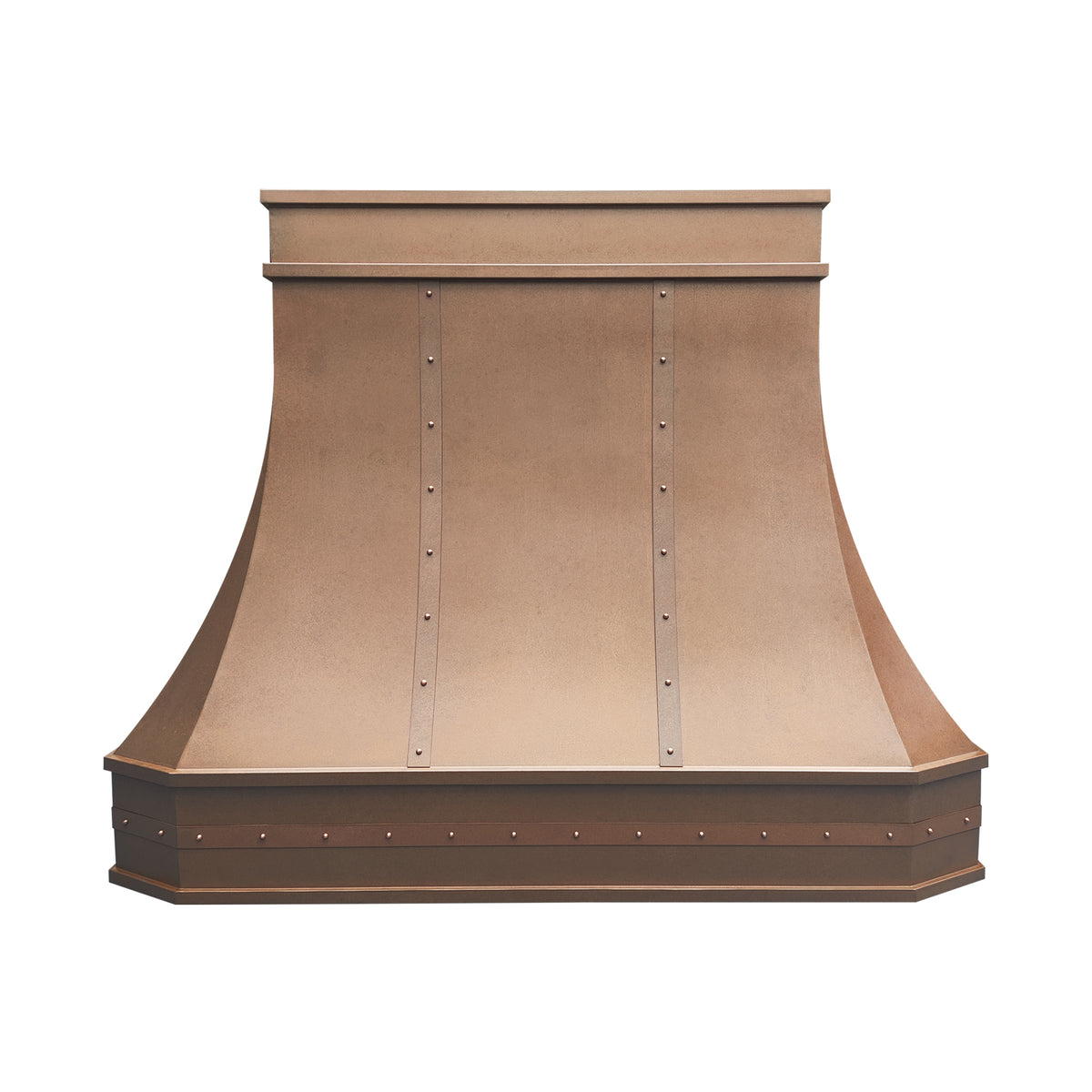 Fobest Custom Vintage Copper Curved Range Hood FCP-349