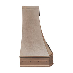 Fobest Custom Vintage Copper Range Hood with Beehive Hammered Texture  Handcrafted Retro Kitchen Hood FCP-372
