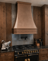 Fobest Custom Vintage Copper Range Hood with Beehive Hammered Texture  Handcrafted Retro Kitchen Hood FCP-372