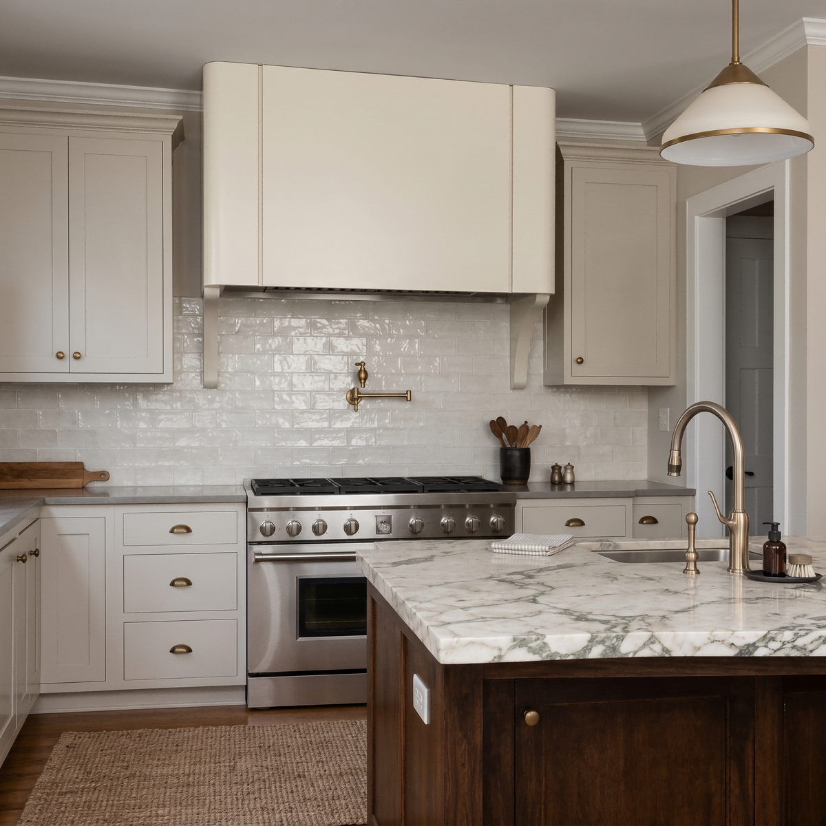 Fobest Custom White Stainless Steel Range Hood with Modern Box Design FSS-620