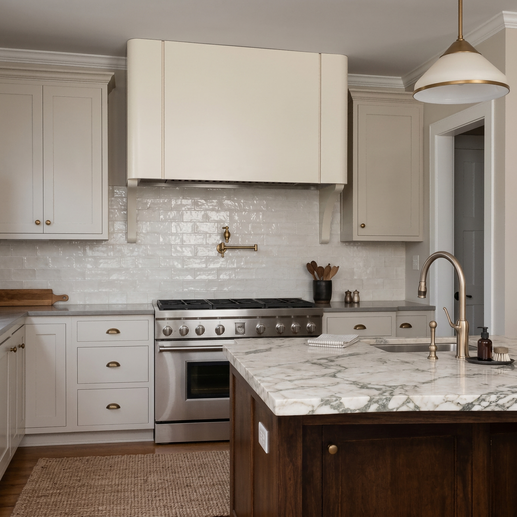 Fobest Custom White Stainless Steel Range Hood with Modern Box Design FSS-620