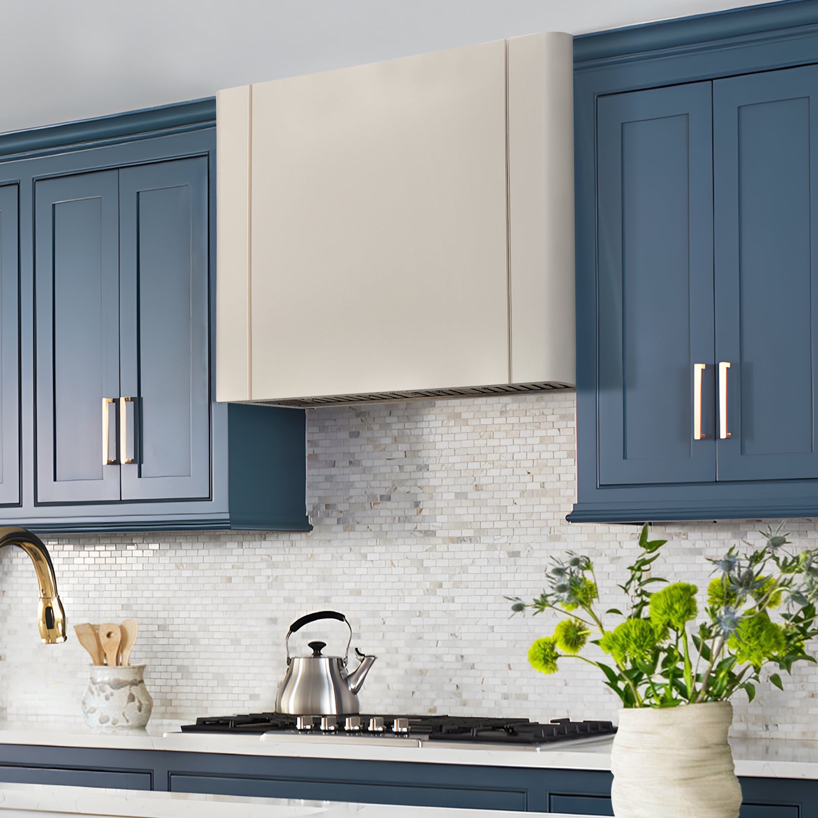 Fobest Custom White Stainless Steel Range Hood with Modern Box Design FSS-620
