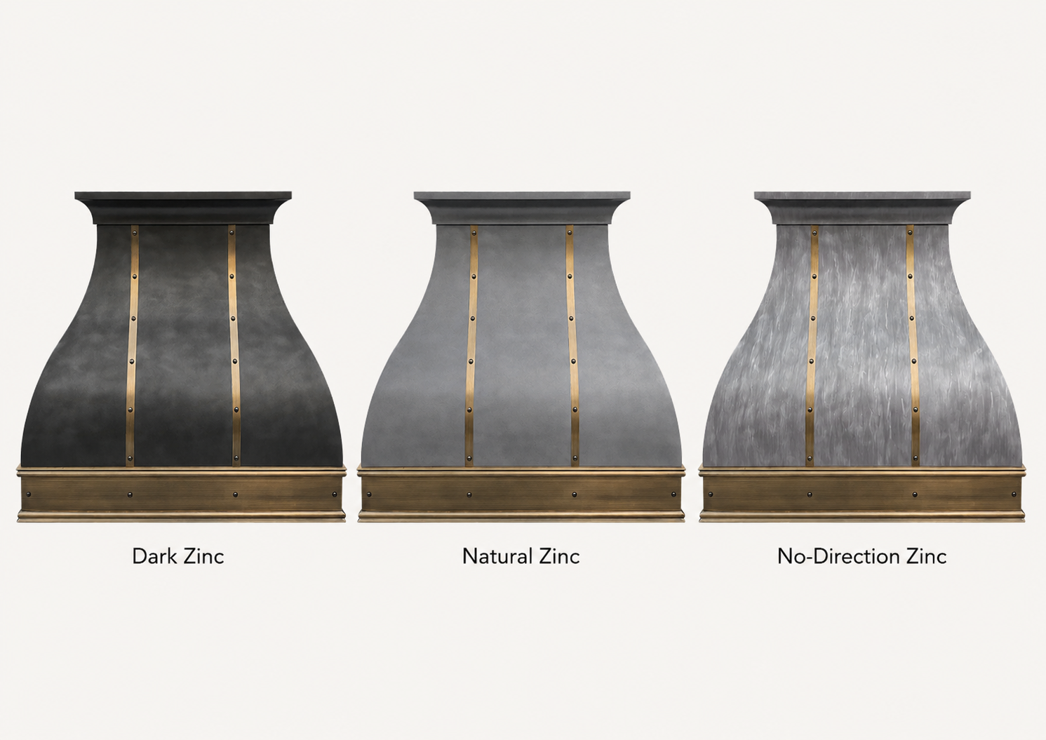 Fobest Custom Zinc Hood with Brass Band FSS-348