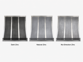 Fobest Custom Zinc Kitchen Hood with Stainless Steel Accents FSS-427