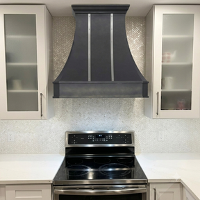 Fobest Custom Zinc Range Hood Curved Design FSS-376