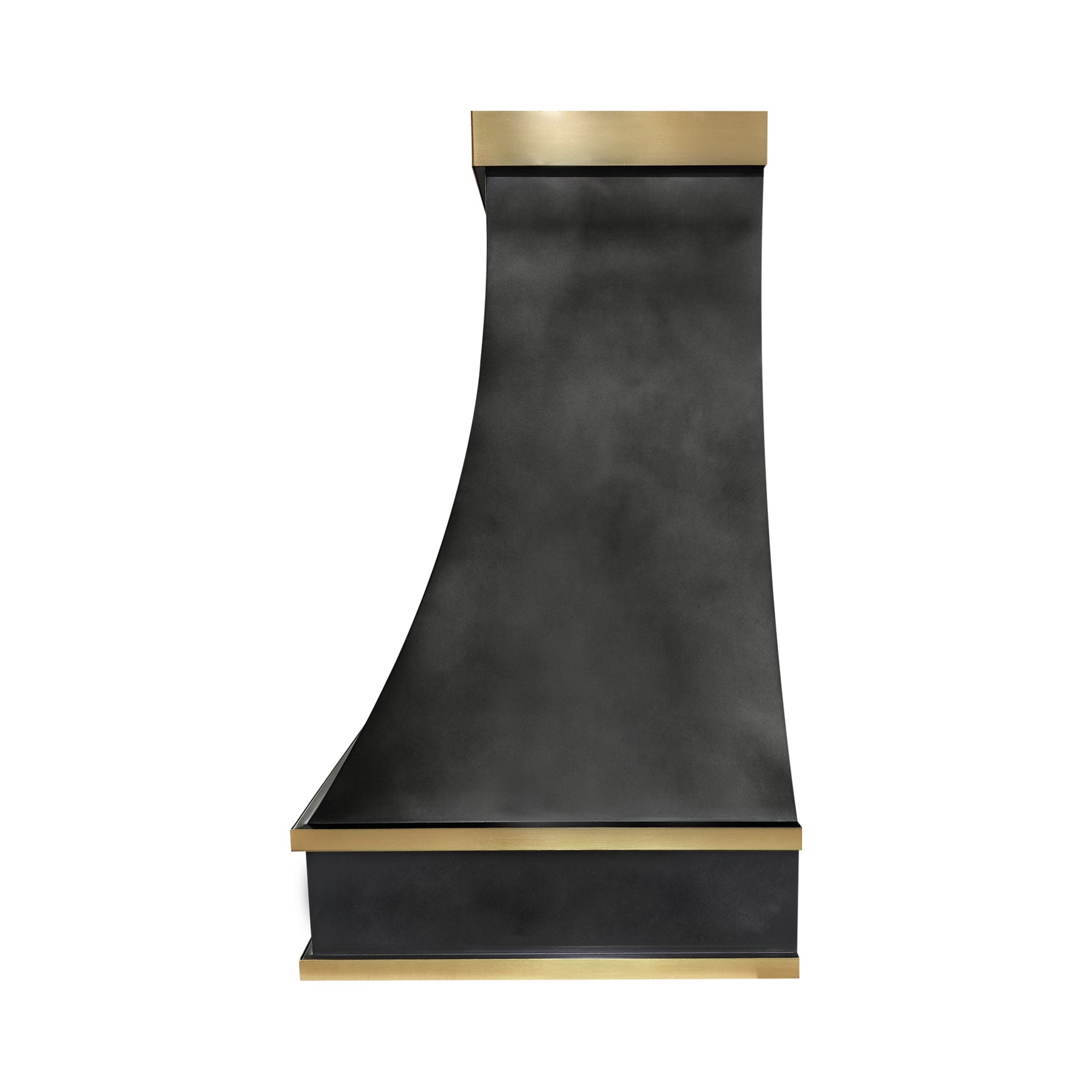 Fobest Custom Zinc Range Hood with Brass Decor FSS-673