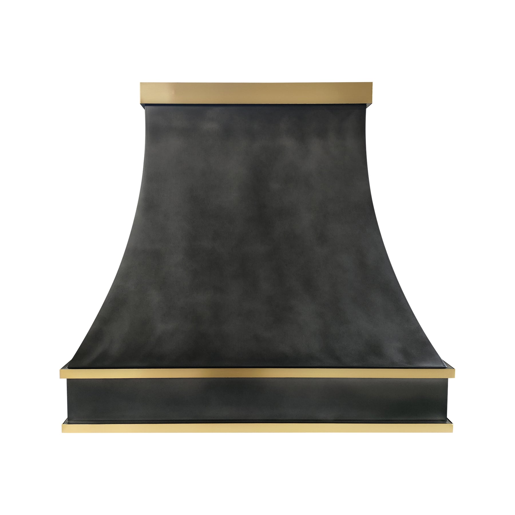 Fobest Custom Zinc Range Hood with Brass Decor FSS-673