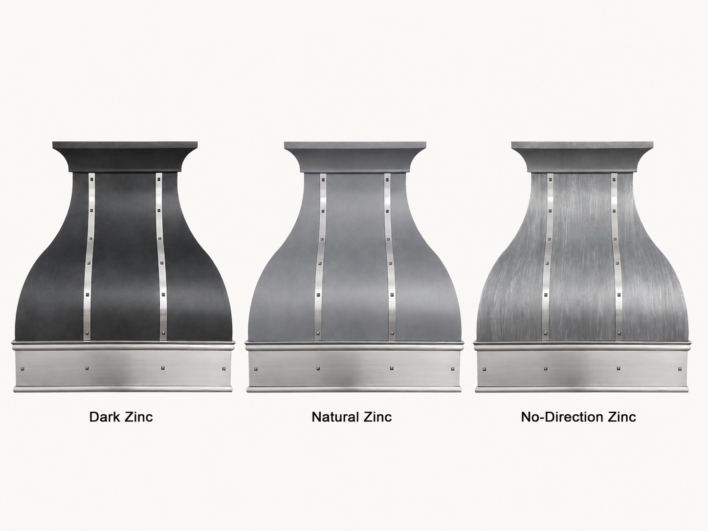 Fobest Custom Zinc Vent Hood Stainless Steel Accent FSS-469