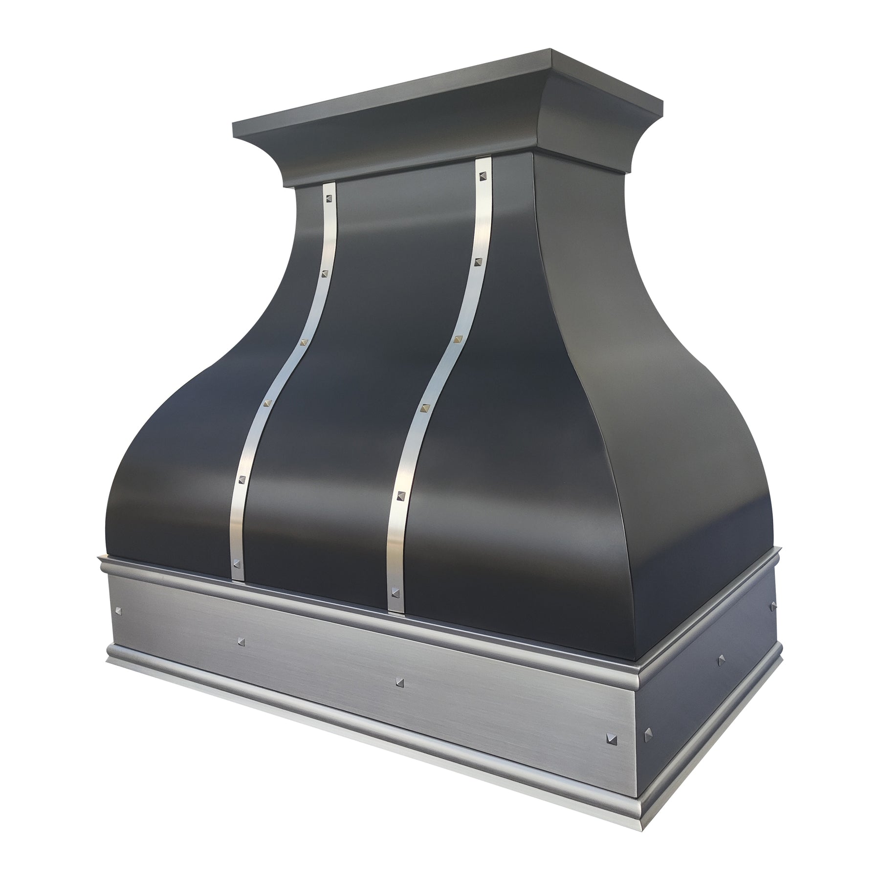Fobest Custom Zinc Vent Hood Stainless Steel Accent FSS-469