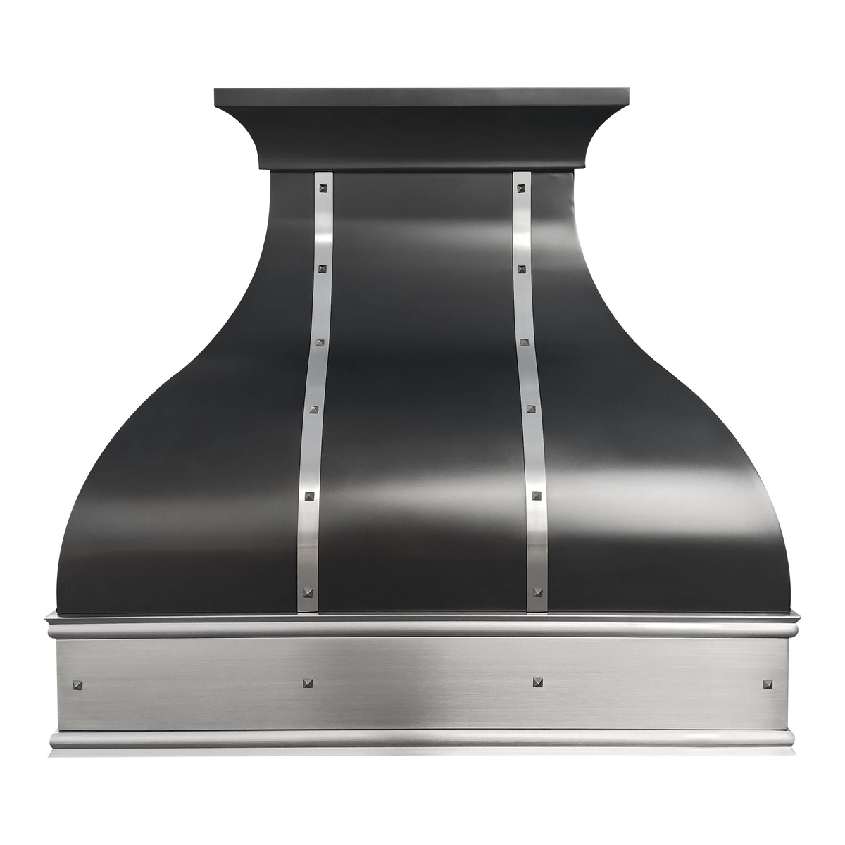 Fobest Custom Zinc Vent Hood Stainless Steel Accent FSS-469