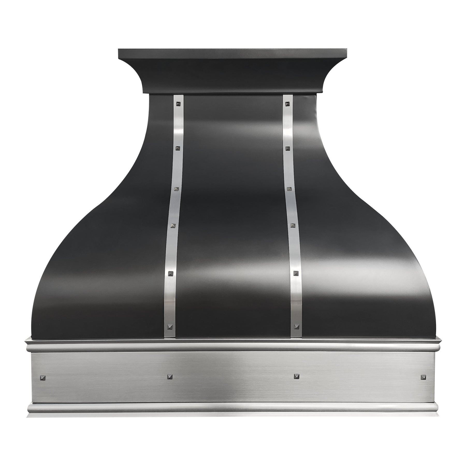 Fobest Custom Zinc Vent Hood Stainless Steel Accent FSS-469