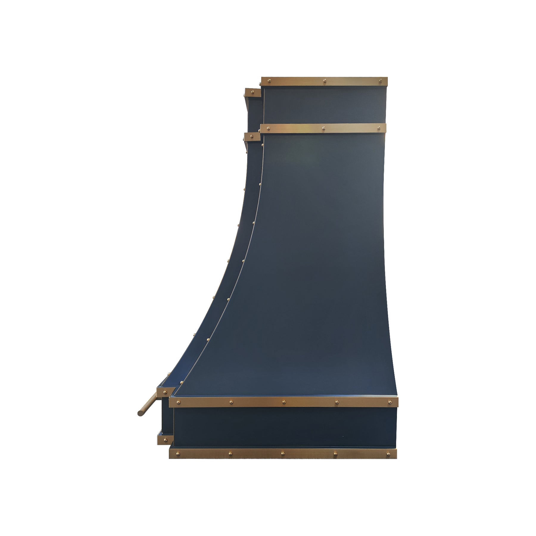 Fobest Dark Blue Kichen Hood with Brass Frame FSS-75