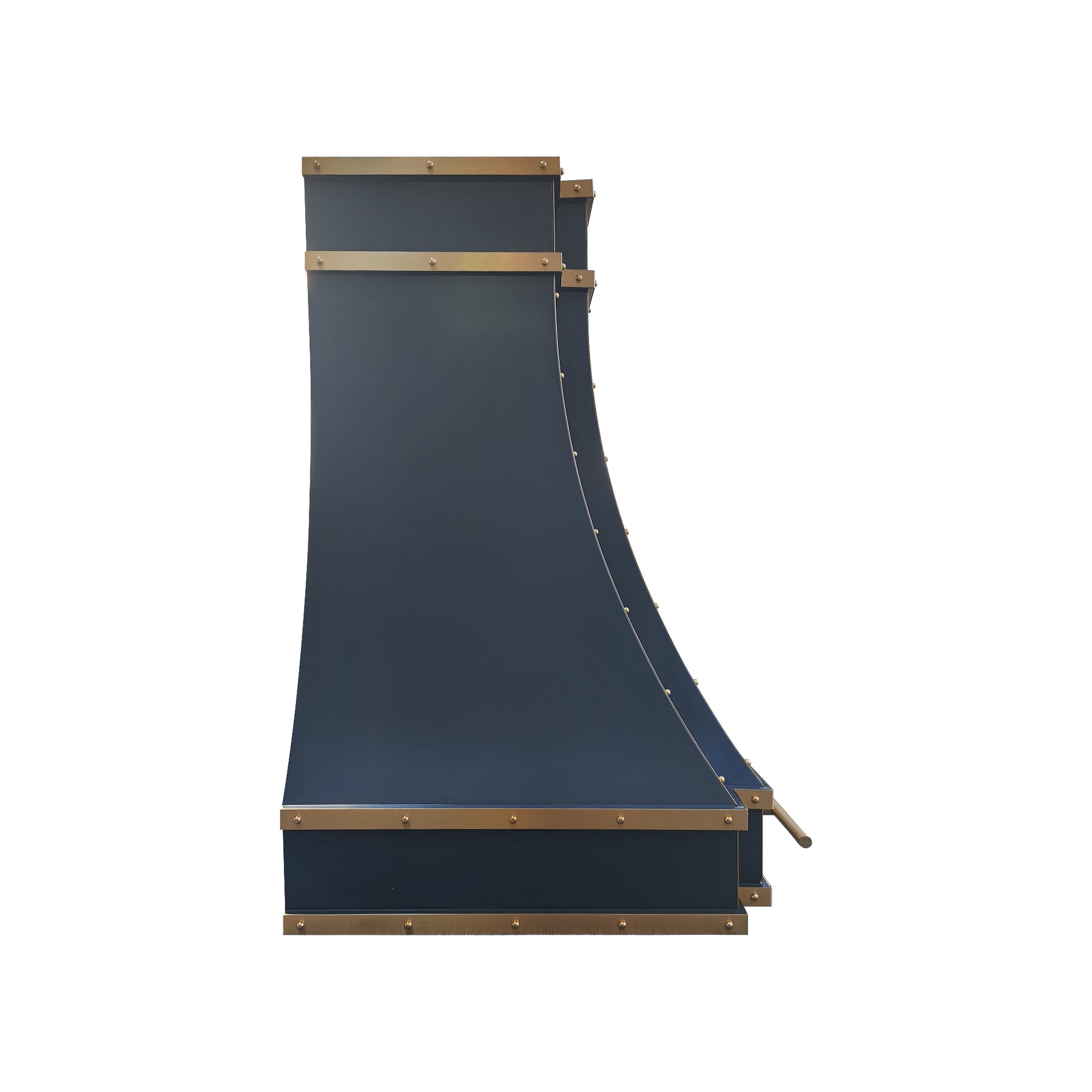 Fobest Dark Blue Kichen Hood with Brass Frame FSS-75