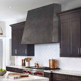 Fobest Dark Zinc Custom Metal Range Hood with Sloped Design FSS-746