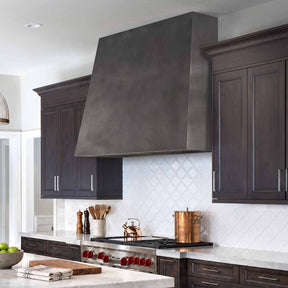 Fobest Dark Zinc Custom Metal Range Hood with Sloped Design FSS-746