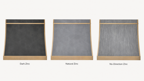 Fobest Dark Zinc Kitchen Hood with Brass Trims FSS-406