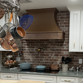 Fobest Farmhouse Copper Range Hood with Vintage Apron FCP-67