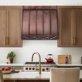 Fobest Florida Antique Copper Range Hood with Handcrafted Detailing FCP-309