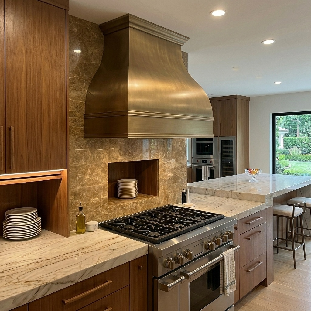 Fobest Florida Classic Bell Shaped Brass Range Hood FSS-506